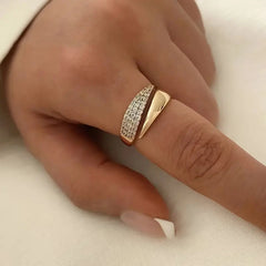 Asymetrical Wrap around Ring