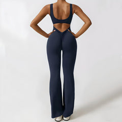 Womens Flared Jumpsuit