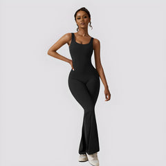 Womens Flared Jumpsuit