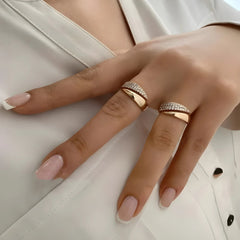 Asymetrical Wrap around Ring